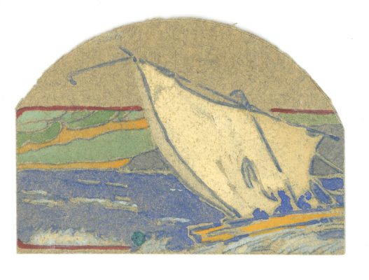 35. Эскиз «Парусник»