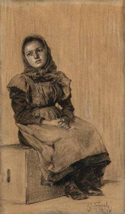 44. Девочка в платке