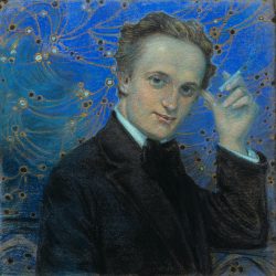 97. Портрет Л. Л. Тракала с сигаретой